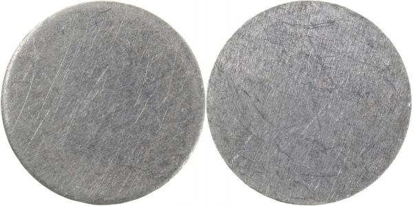 5 Pfennig Rohling DDR J1502/09, 2 x angeprägt