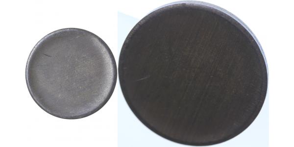 20 Pfennig DDR Rohling gestaucht J1511 selten