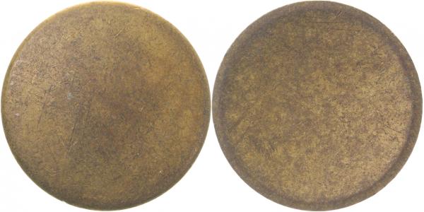 Rohling 10 Pfennig Messing J364 Drittes Reich