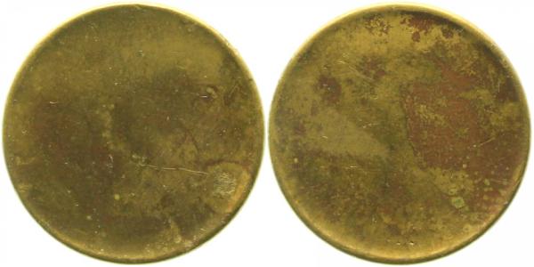 10 Eurocent Rohling gestaucht
