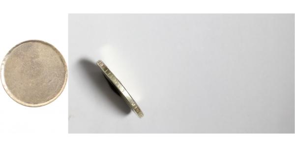 10 DM Rohling Widerstand nur RAndinschrfit, 457