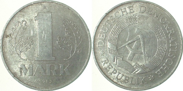 1 Mark DDR 1982 A S30 ss/vz J1514 ss / vz 1 Mark