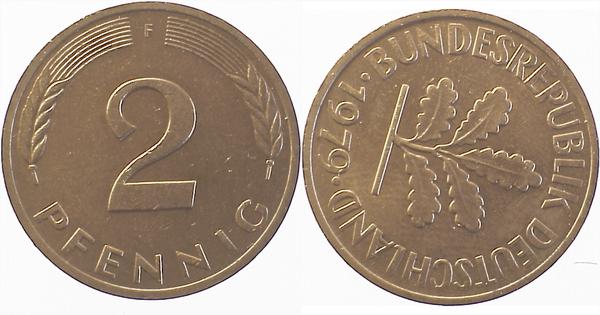 2 Pfennig 1979 F bfr