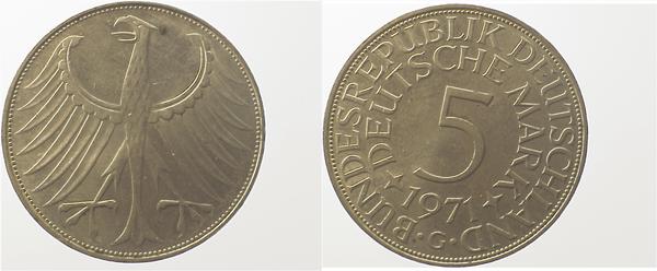 5 DM 1971 G bfr