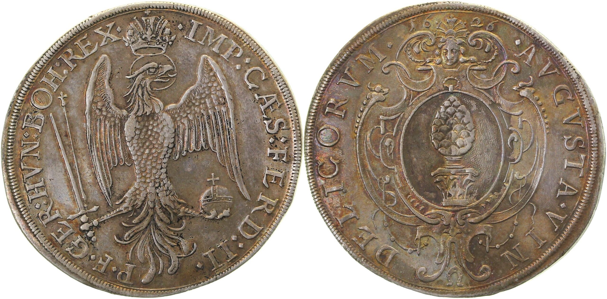 1 Taler Bistum Augsburg 1626 vz+ leichte Patina Forster 559