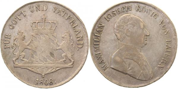 Konventionstaler " Für Gott und Vaterland" 1808 Thun 43
