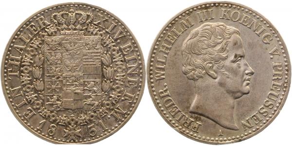 Taler Preussen 1831 Friedrich Wilhelm III f vz/stgl TH 250