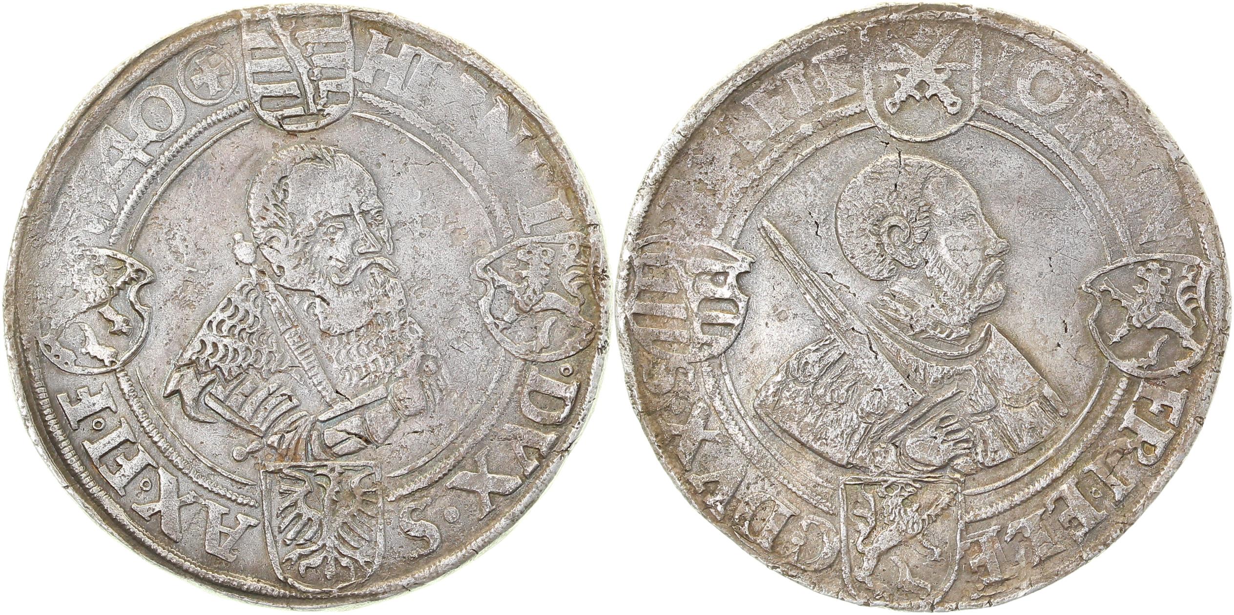 1 Taler Annaberg Sachsen 1540 Joh. Fr.Dav: 9728