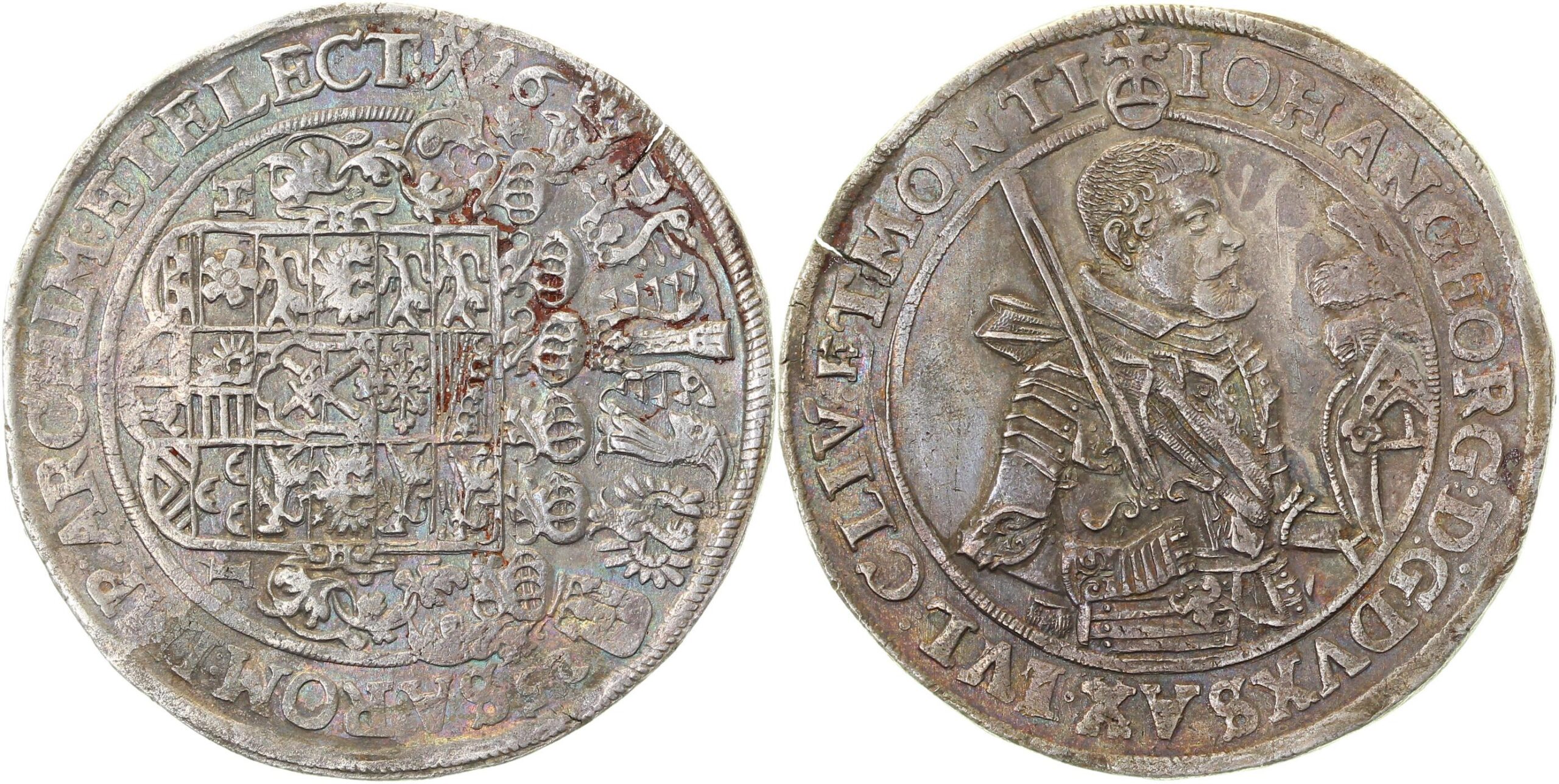 1 Taler Sachsen 1625 Johan Georg Dresden Dav: 7601