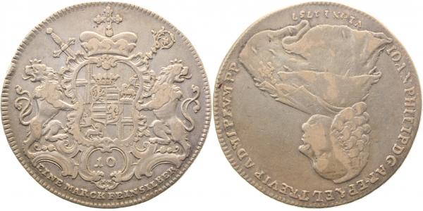 Trier Johann Philip 1757 Trevir Dav 2827 Taler sehr schön