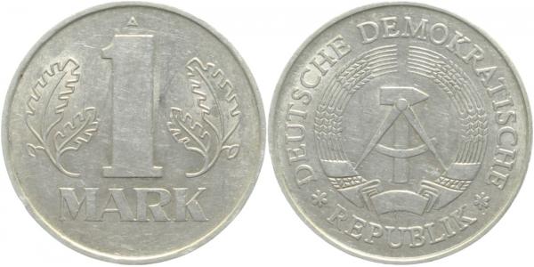1 Mark DDR ohne Jahreszahl J1514 1 Mark