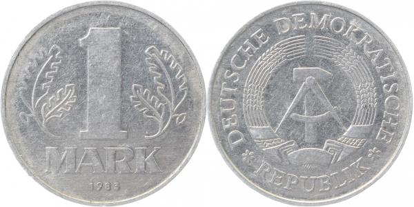 1 Mark DDR ohne Münzzeichen f vz ! J1514 vz