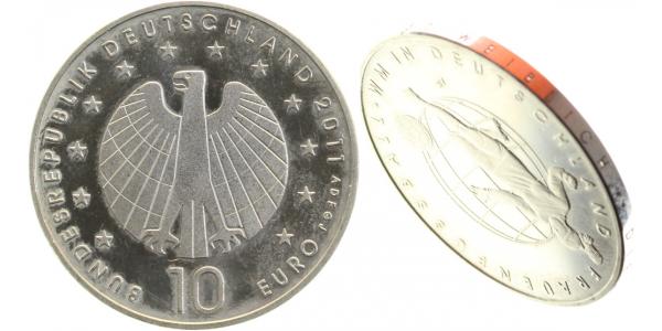 10 Euro 2011 Randschr Fussballs -St Weiblich ! J561 10 Euro