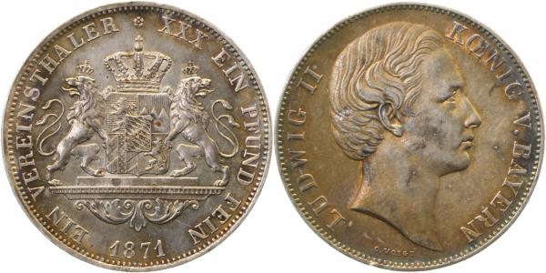 1 VereinsTaler 1871 Bayern
