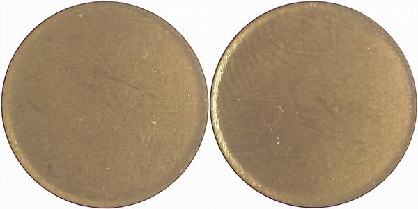 10 Rappen Schweiz Rohling Km27 10 Rappen