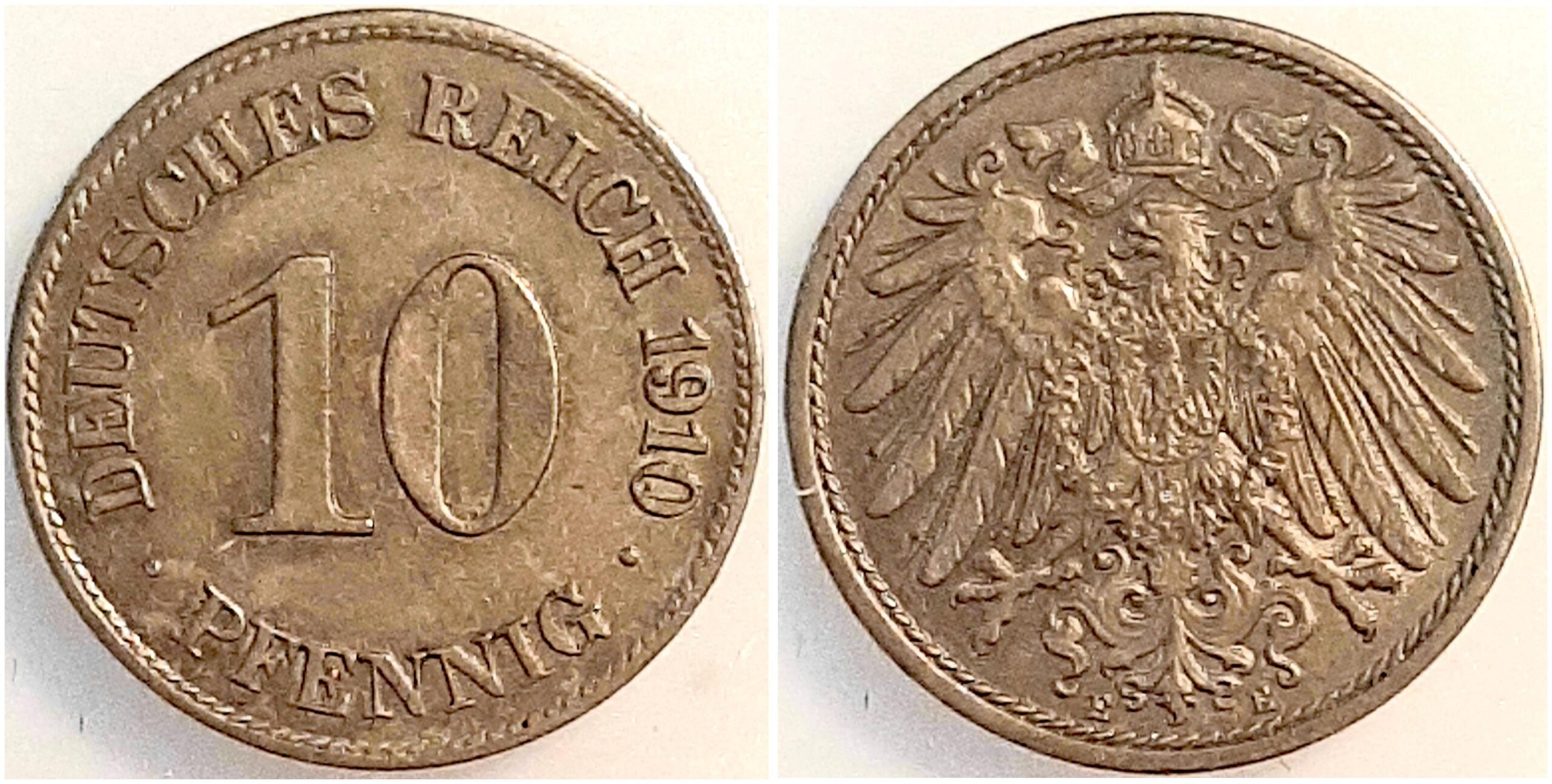 10 Pfennig 1910 E prfr. !!!