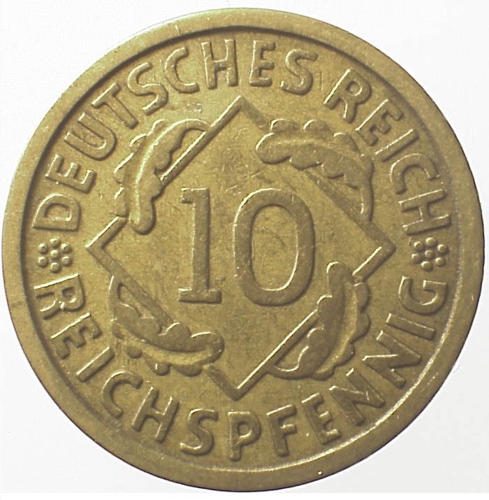 10 Pfennig 1924 D ss S90