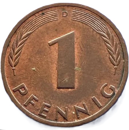 1 Pfennig 1984 D stgl