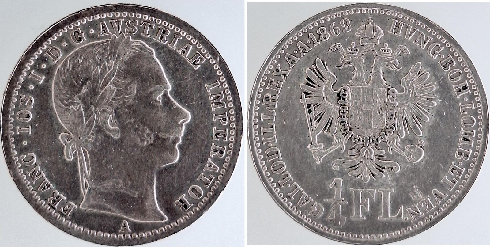 1/4 Gulden1862 Österreich