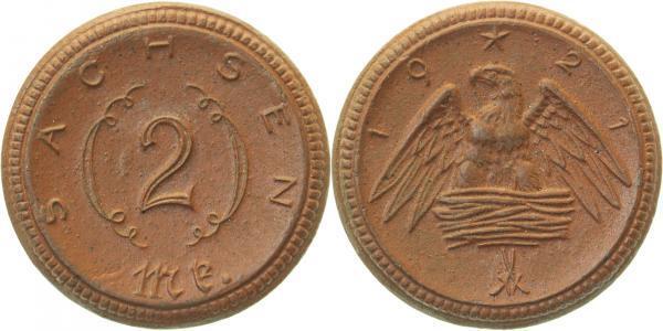 1 Mark 1921 Sachsen prfr.