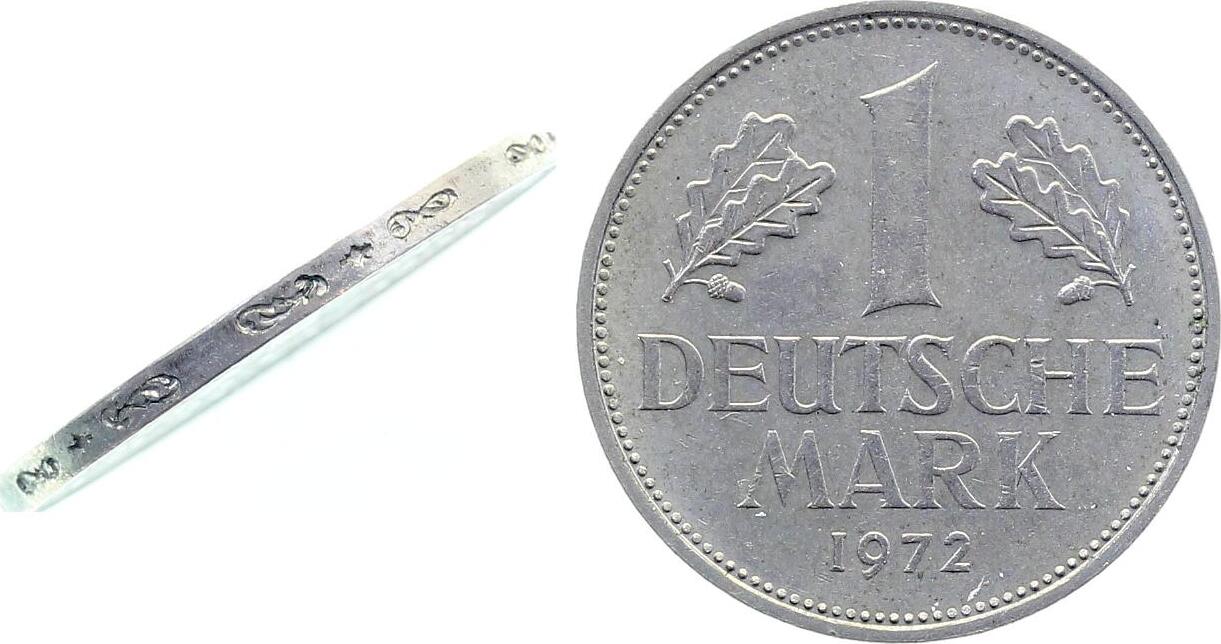 1 DM 1972 D, doppelte Randinschrfit. Unikat?