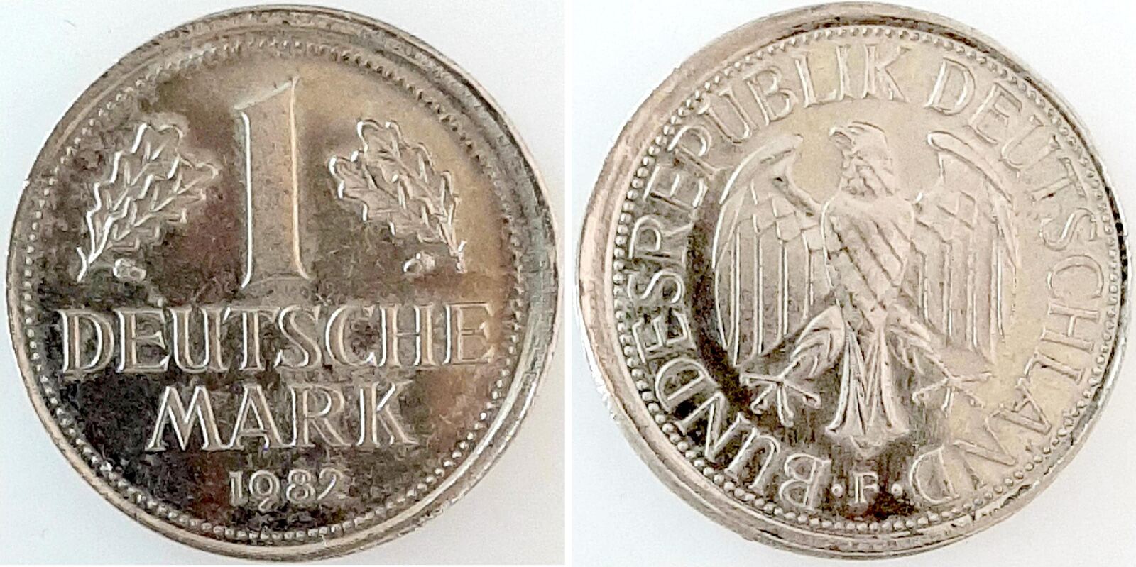 1 DM 1982 F D5-10 VZ, 5-10% dezentriert