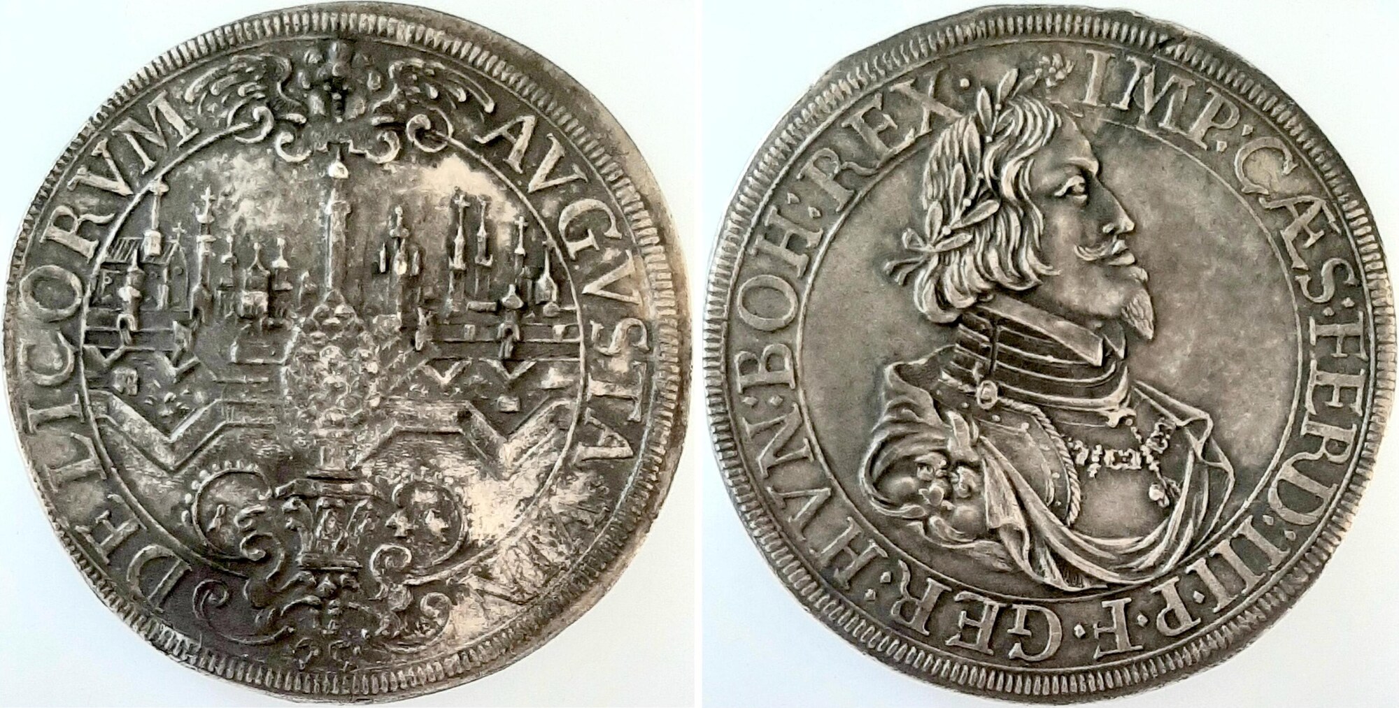 Taler Augsburg 1643 Dav 5039 tolle Patina TOP