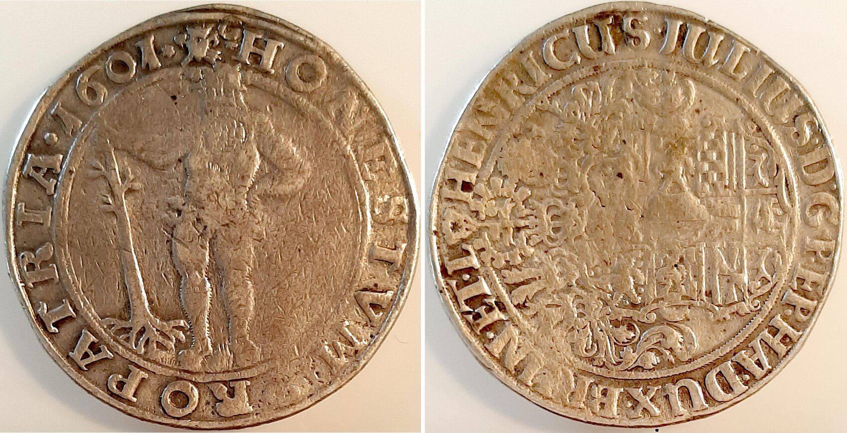 Taler Braunschweig -Wolfenbüttel 1601 Heinrich-Julius, s/ss