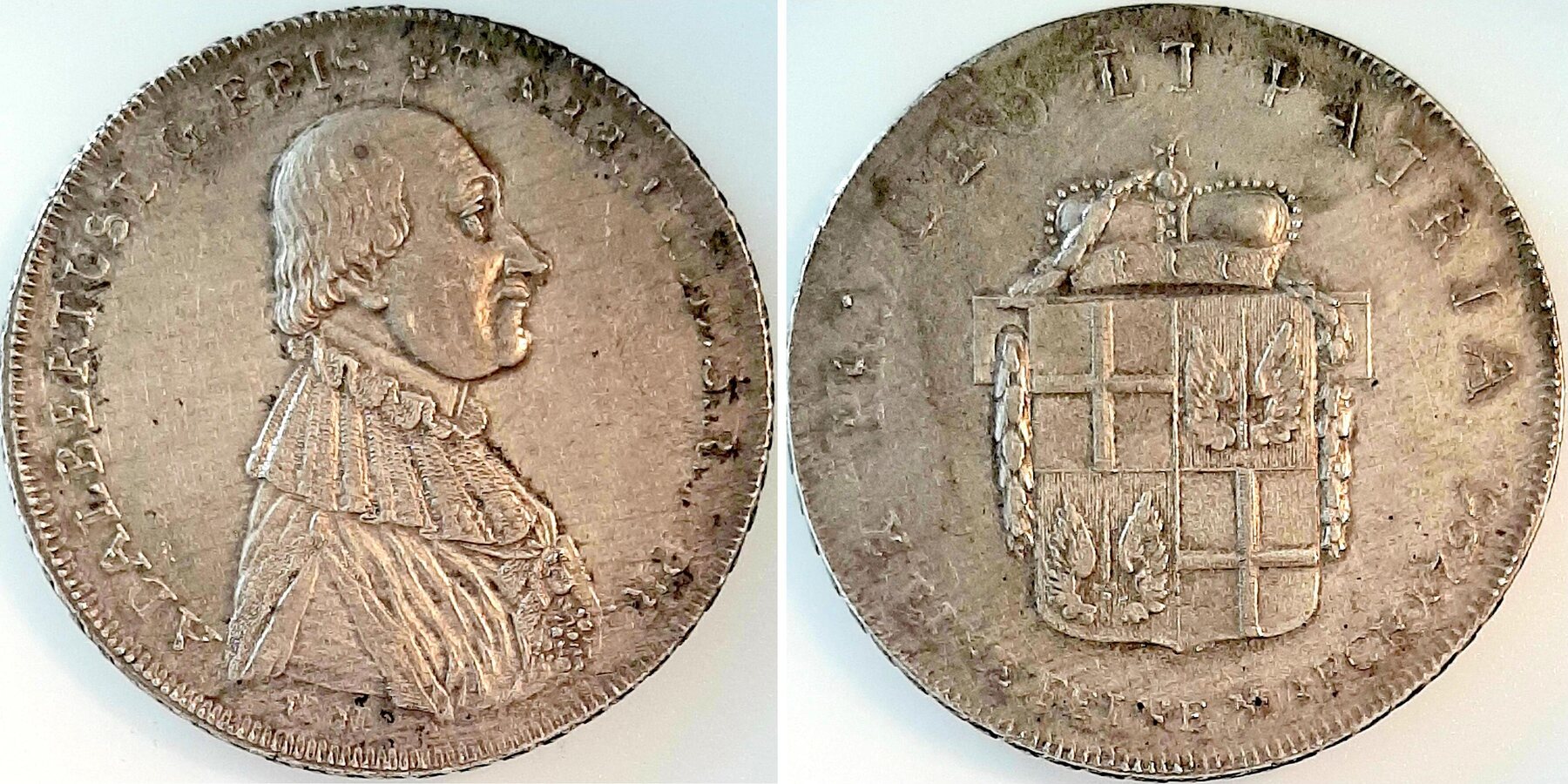 1 Taler Bistum Fulda 1796 VZ Pro Deo et Patria