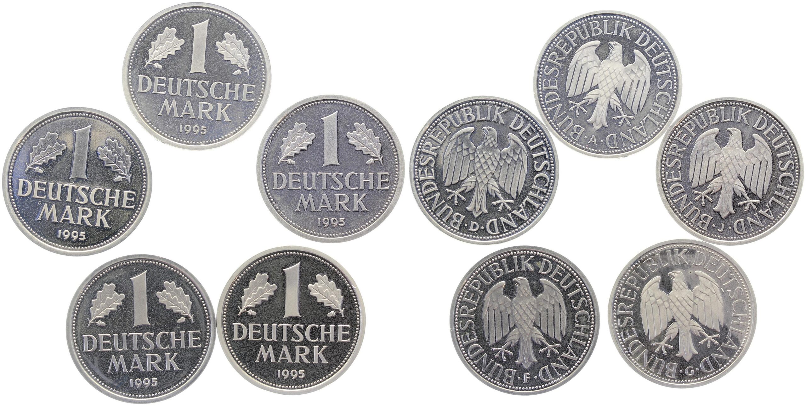 1 DM 1995 A,D,F,G,J Proof 38595ADFGJ-0-0