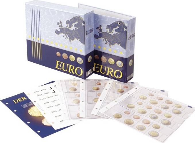Vordruckalbum Euro-Kursmünzensätze: Alle Euro-Länder - mit Schutzkassette