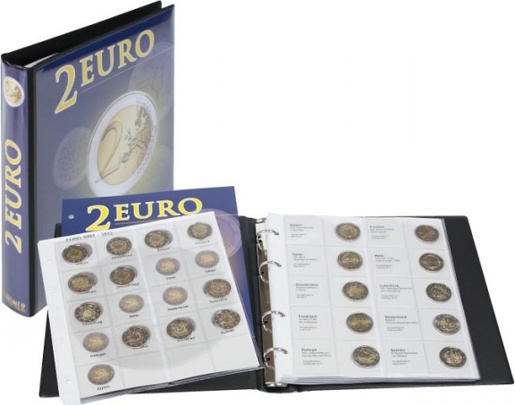 Vordruckalbum 2 Euro-Gedenkmünzen Band 2: Alle Euro-Länder (chronologisch ab Belgien 2012 bis Finnland April 2016)