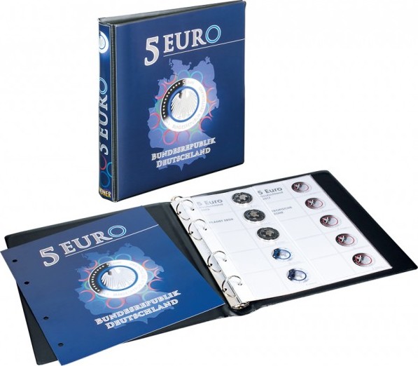 Vordruckalbum 5 Euro-Sammlermünzen Bundesrepublik Deutschland