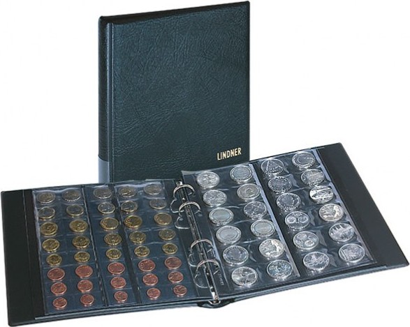 Münzalbum RONDO inkl. 5 Münzblätter Multi Collect-schwarz