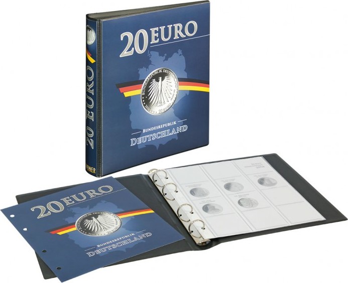 Vordruckalbum 20 Euro-Silbermünzen Bundesrepublik Deutschland