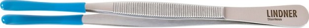 Edelstahl-Münzpinzette, 115 mm, mit beschichteten Spitzen