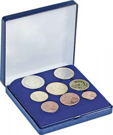 Münzen-Etui für einen Euro-Kursmünzensatz, 90 x 90 mm