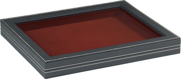 Sammelkassette NERA M mit Sichtfenster mit dunkelroter Einlage