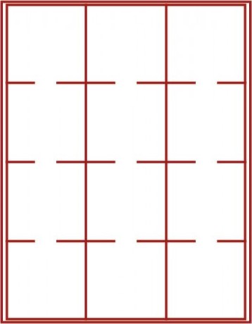 Velourseinlage, dunkelrot, mit 12 quadratischen Fächern für LINDNER Velourseinlage-Inletts 68x68 mm