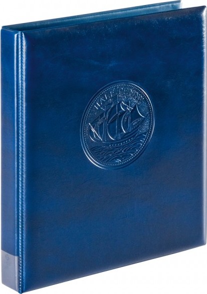 Ringbinder Half Penny, leer-blau