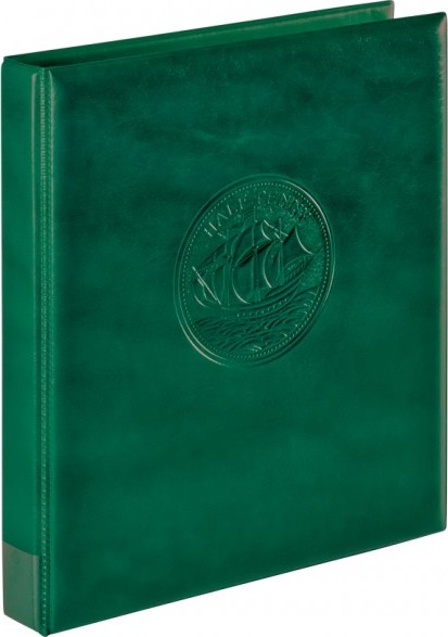 Ringbinder Half Penny, leer-grün