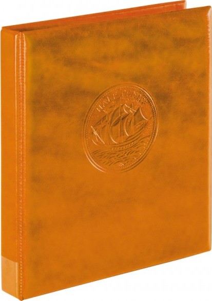Ringbinder Half Penny, leer-hellbraun