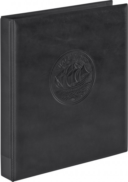Ringbinder Half Penny, leer-schwarz