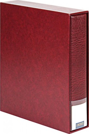 Set PUBLICA M: Ringbinder 3530 mit Schutzkassette 3531-weinrot
