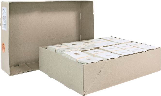 HARTBERGER Münzrähmchen 15 mm, selbstklebend, 1000er-Packung