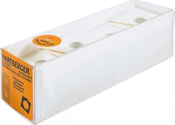 HARTBERGER Münzrähmchen 30 mm, selbstklebend, 100er-Packung