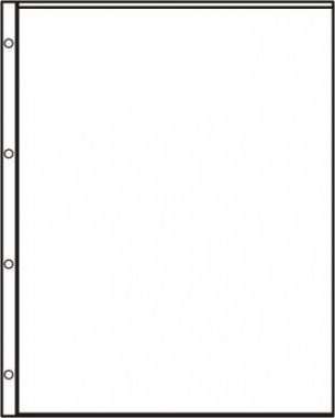 HARTBERGER SYSTEM-Seite mit 1 Tasche (226 x 295 mm), 5er-Packung (S-1)