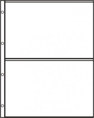 HARTBERGER SYSTEM-Seite mit 2 Streifen (226 x 147 mm), 5er-Packung (S-2)