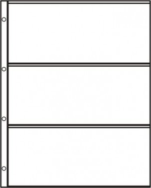 HARTBERGER SYSTEM-Seite mit 3 Streifen (226 x 97 mm), 5er-Packung (S-3)