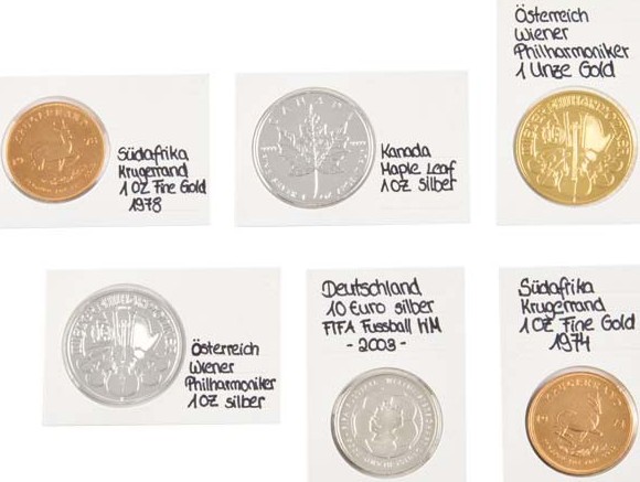REBECK COIN L Münzrähmchen für Münzen bis 32,5 mm, selbstkleben, 25er-Packung